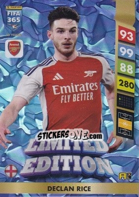 Cromo Declan Rice - FIFA 365: 2024-2025. Adrenalyn XL
 n. LE4 - Panini