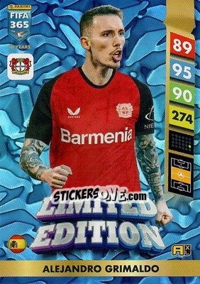 Figurina Alejandro Grimaldo - FIFA 365: 2024-2025. Adrenalyn XL
 n. LE38 - Panini