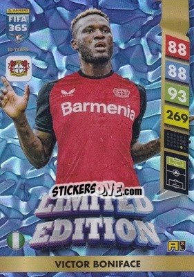 Sticker Victor Boniface - FIFA 365: 2024-2025. Adrenalyn XL
 n. LE43 - Panini