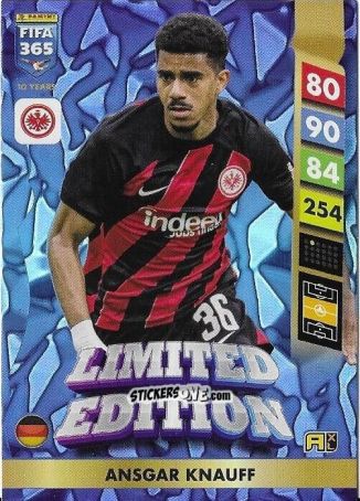 Sticker Ansgar Knauff - FIFA 365: 2024-2025. Adrenalyn XL
 n. LE44 - Panini