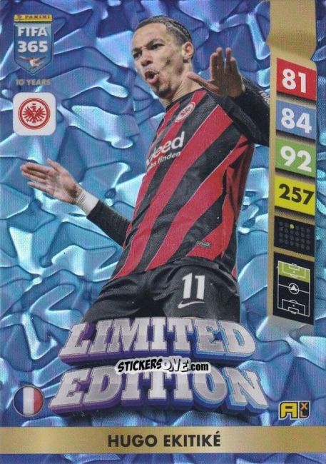 Sticker Hugo Ekitike - FIFA 365: 2024-2025. Adrenalyn XL
 n. LE47 - Panini