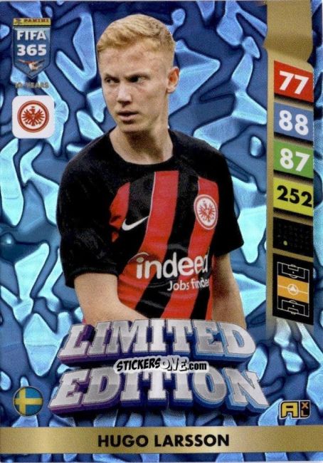 Sticker Hugo Larsson - FIFA 365: 2024-2025. Adrenalyn XL
 n. LE48 - Panini