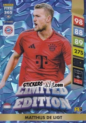Sticker Matthijs de Ligt - FIFA 365: 2024-2025. Adrenalyn XL
 n. LE58 - Panini