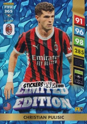Cromo Christian Pulisic - FIFA 365: 2024-2025. Adrenalyn XL
 n. LE60 - Panini