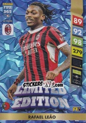 Cromo Rafael Leão - FIFA 365: 2024-2025. Adrenalyn XL
 n. LE62 - Panini