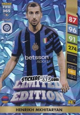 Sticker Henrikh Mkhitaryan - FIFA 365: 2024-2025. Adrenalyn XL
 n. LE65 - Panini