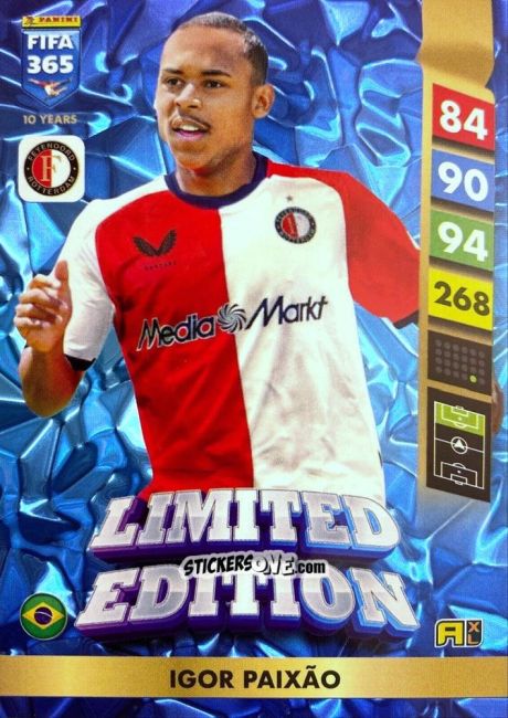 Cromo Igor Paixão - FIFA 365: 2024-2025. Adrenalyn XL
 n. LE77 - Panini