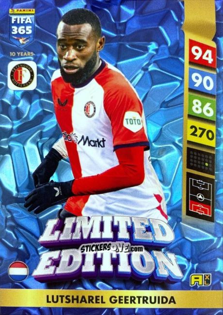 Cromo Lutsharel Geertruida - FIFA 365: 2024-2025. Adrenalyn XL
 n. LE80 - Panini