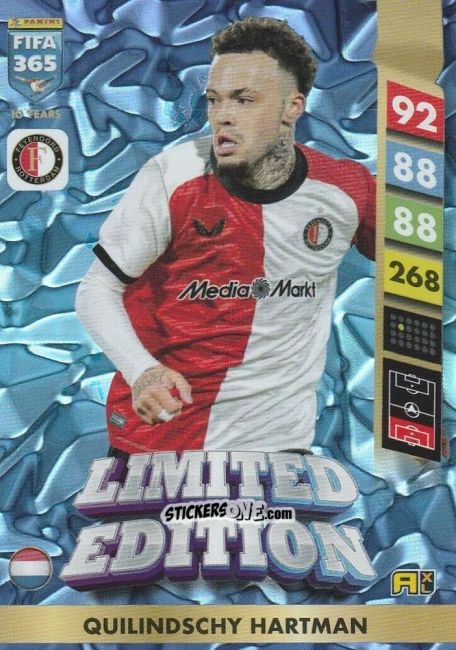 Cromo Quilindschy Hartman - FIFA 365: 2024-2025. Adrenalyn XL
 n. LE81 - Panini