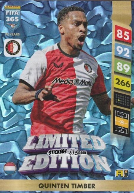 Cromo Quinten Timber - FIFA 365: 2024-2025. Adrenalyn XL
 n. LE82 - Panini