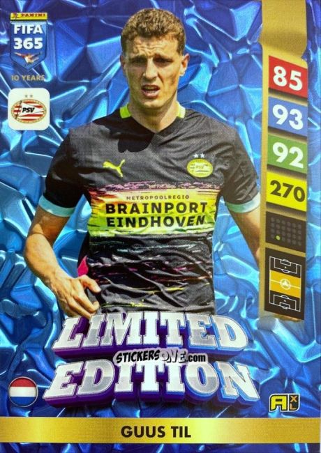 Sticker Guus Til - FIFA 365: 2024-2025. Adrenalyn XL
 n. LE86 - Panini