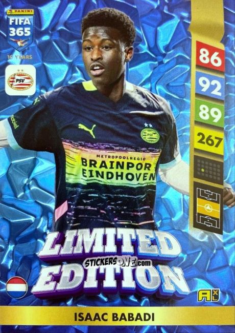 Cromo Isaac Babadi - FIFA 365: 2024-2025. Adrenalyn XL
 n. LE87 - Panini