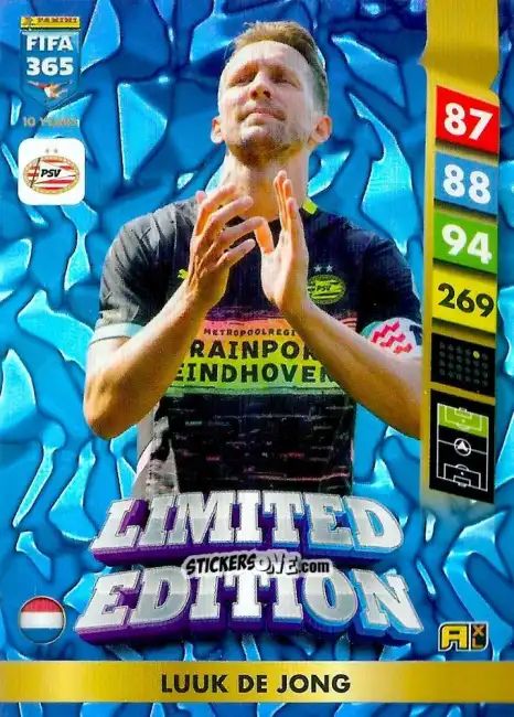Figurina Luuk de Jong - FIFA 365: 2024-2025. Adrenalyn XL
 n. LE92 - Panini