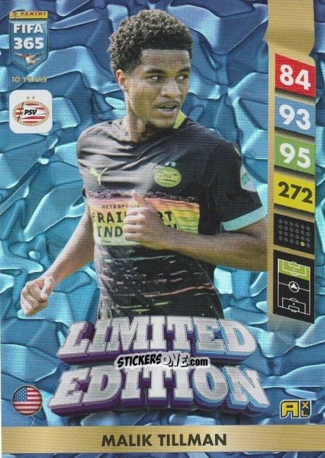 Cromo Malik Tillman - FIFA 365: 2024-2025. Adrenalyn XL
 n. LE93 - Panini