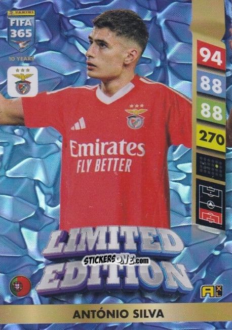 Cromo António Silva - FIFA 365: 2024-2025. Adrenalyn XL
 n. LE99 - Panini
