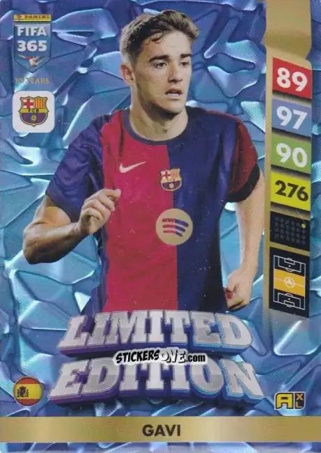 Sticker Gavi - FIFA 365: 2024-2025. Adrenalyn XL
 n. LE109 - Panini