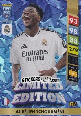 Cromo Aurélien Tchouaméni - FIFA 365: 2024-2025. Adrenalyn XL
 n. LE114 - Panini