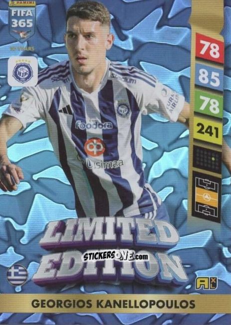 Cromo Georgios Kanellopoulos - FIFA 365: 2024-2025. Adrenalyn XL
 n. LE127 - Panini