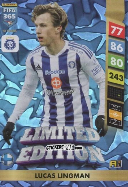 Cromo Lucas Lingman - FIFA 365: 2024-2025. Adrenalyn XL
 n. LE132 - Panini