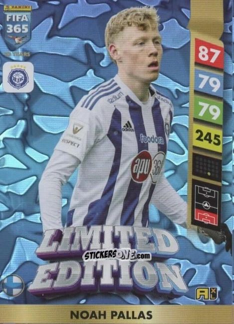 Cromo Noah Pallas - FIFA 365: 2024-2025. Adrenalyn XL
 n. LE134 - Panini