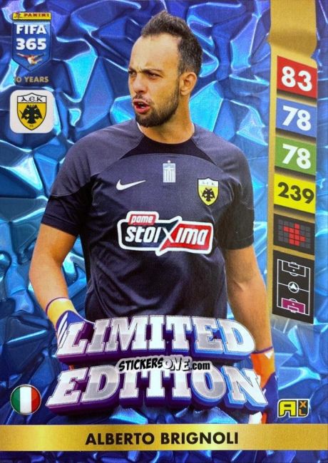 Sticker Alberto Brignoli - FIFA 365: 2024-2025. Adrenalyn XL
 n. LE136 - Panini