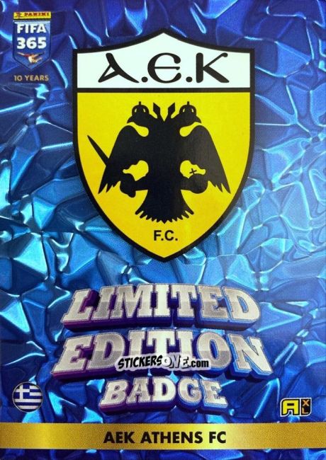 Sticker Club Badge - FIFA 365: 2024-2025. Adrenalyn XL
 n. LE137 - Panini