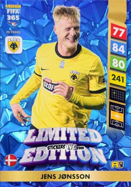 Cromo Jens Jønsson - FIFA 365: 2024-2025. Adrenalyn XL
 n. LE141 - Panini