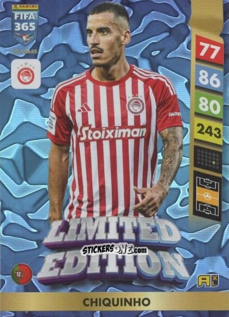 Cromo Chiquinho - FIFA 365: 2024-2025. Adrenalyn XL
 n. LE150 - Panini