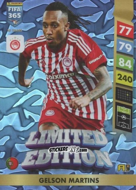 Figurina Gelson Martins - FIFA 365: 2024-2025. Adrenalyn XL
 n. LE154 - Panini