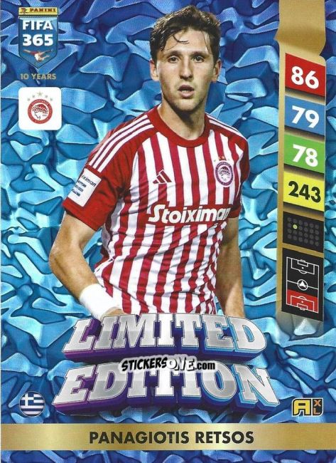 Cromo Panagiotis Retsos - FIFA 365: 2024-2025. Adrenalyn XL
 n. LE157 - Panini