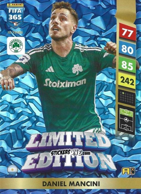 Sticker Daniel Mancini - FIFA 365: 2024-2025. Adrenalyn XL
 n. LE164 - Panini
