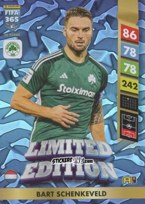Figurina Schenkeveld - FIFA 365: 2024-2025. Adrenalyn XL
 n. LE169 - Panini