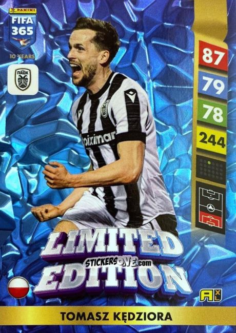 Figurina Tomasz Kędziora - FIFA 365: 2024-2025. Adrenalyn XL
 n. LE183 - Panini