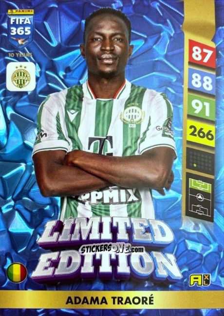Sticker Adama Traoré - FIFA 365: 2024-2025. Adrenalyn XL
 n. LE184 - Panini