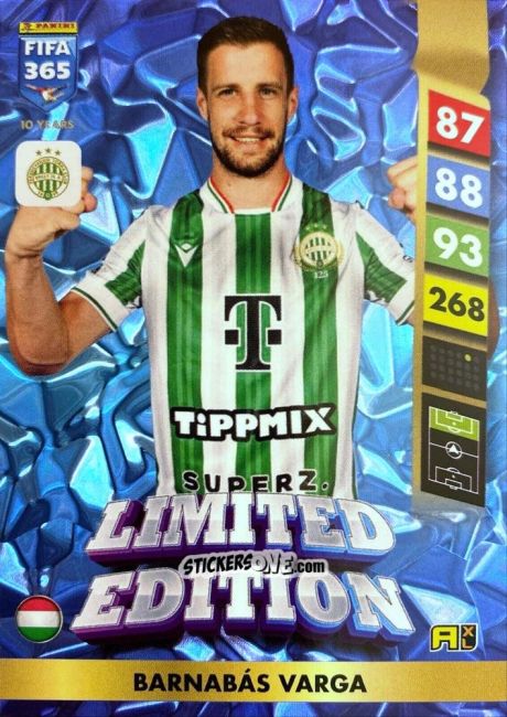 Sticker Barnabás Varga - FIFA 365: 2024-2025. Adrenalyn XL
 n. LE185 - Panini