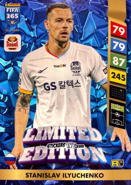 Figurina Stanislav Ilyuchenko - FIFA 365: 2024-2025. Adrenalyn XL
 n. LE198 - Panini
