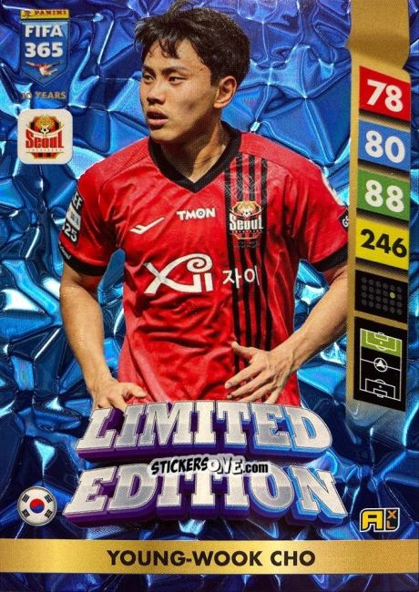 Figurina Young-Wook Cho - FIFA 365: 2024-2025. Adrenalyn XL
 n. LE199 - Panini