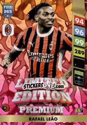 Cromo Rafael Leão - FIFA 365: 2024-2025. Adrenalyn XL
 n. PLE9 - Panini
