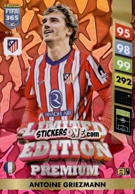Sticker Antoine Griezmann - FIFA 365: 2024-2025. Adrenalyn XL
 n. PLE10 - Panini