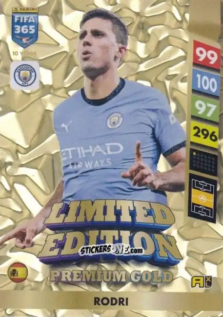 Figurina Rodri - FIFA 365: 2024-2025. Adrenalyn XL
 n. PGLE2 - Panini