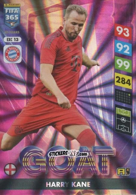 Sticker Harry Kane - FIFA 365: 2024-2025. Adrenalyn XL
 n. EXC13 - Panini