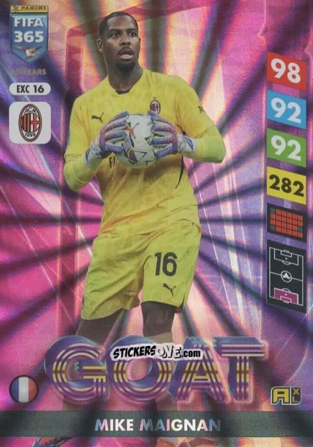 Figurina Mike Maignan - FIFA 365: 2024-2025. Adrenalyn XL
 n. EXC16 - Panini