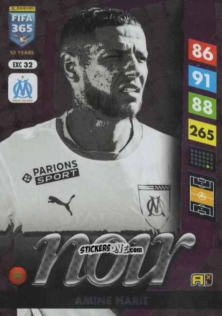 Cromo Amine Harit - FIFA 365: 2024-2025. Adrenalyn XL
 n. EXC32 - Panini
