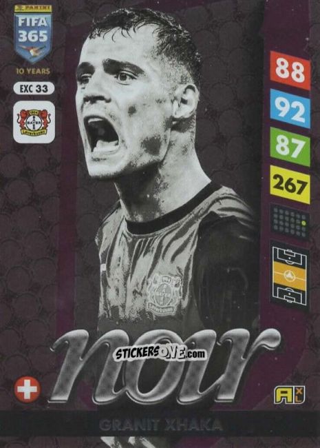 Figurina Granit Xhaka - FIFA 365: 2024-2025. Adrenalyn XL
 n. EXC33 - Panini