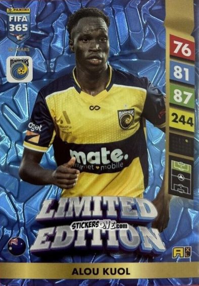 Cromo Alou Kuol - FIFA 365: 2024-2025. Adrenalyn XL
 n. LE203 - Panini