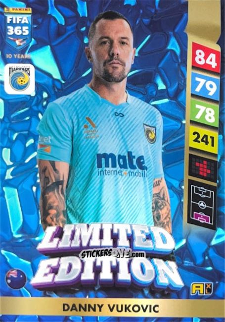 Cromo Danny Vukovic - FIFA 365: 2024-2025. Adrenalyn XL
 n. LE207 - Panini