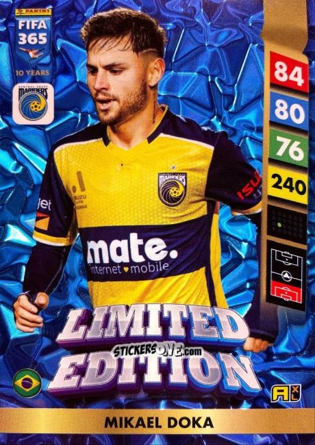 Cromo Mikael Doka - FIFA 365: 2024-2025. Adrenalyn XL
 n. LE212 - Panini