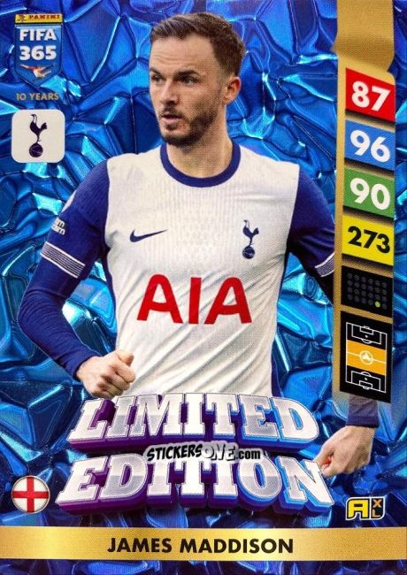 Sticker James Maddison - FIFA 365: 2024-2025. Adrenalyn XL
 n. LE217 - Panini