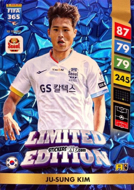 Figurina Ju-Sung Kim - FIFA 365: 2024-2025. Adrenalyn XL
 n. LE221 - Panini