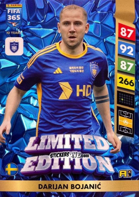 Cromo Darijan Bojanic - FIFA 365: 2024-2025. Adrenalyn XL
 n. LE229 - Panini